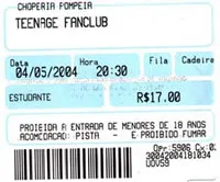 Ingresso: Teenage Fanclub - Sesc Pompéia Ingresso: Teenage Fanclub - Sesc Pompéia