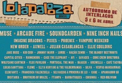Lollapalooza Brasil anuncia Arcade Fire, New Order, Nine Inch Nails, Muse, entre outros